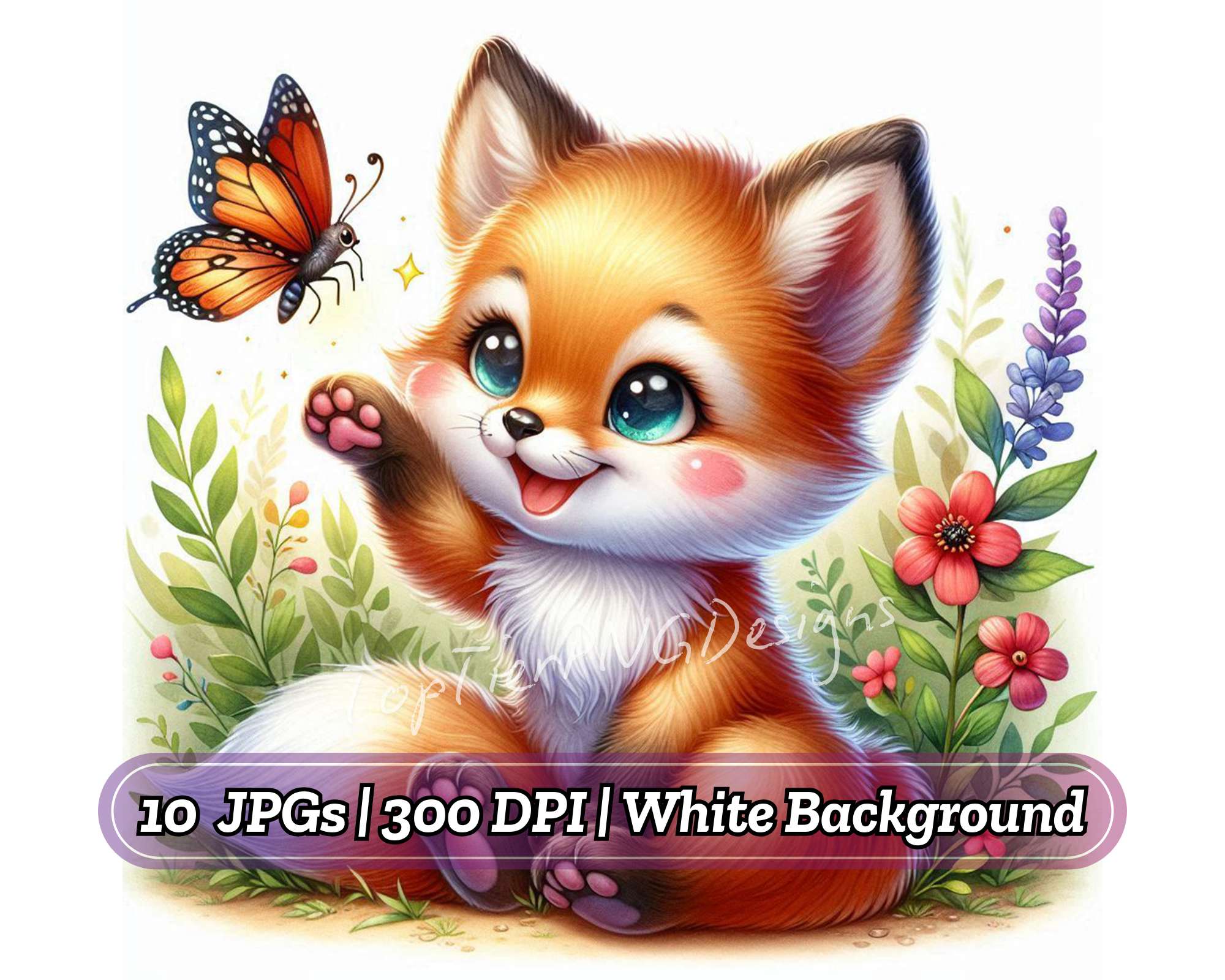 Fox and Butterfly