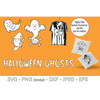 Halloween Ghost Faces SVG
