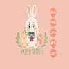 Happy Easter Bunny Face SVG