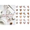 Rose Gold Heart Clipart