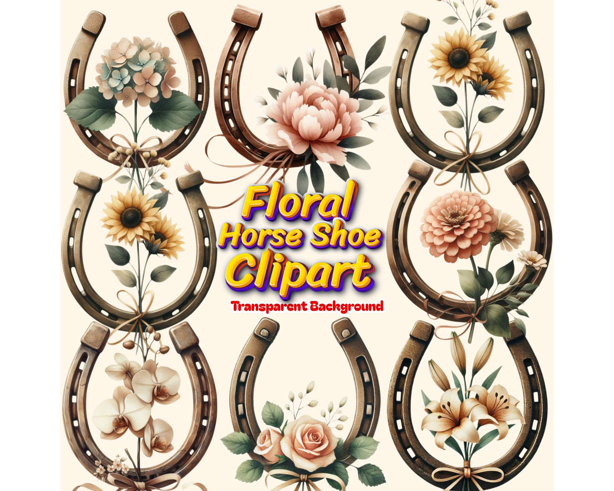 Floral Horseshoe