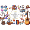 60s Hippies Clipart