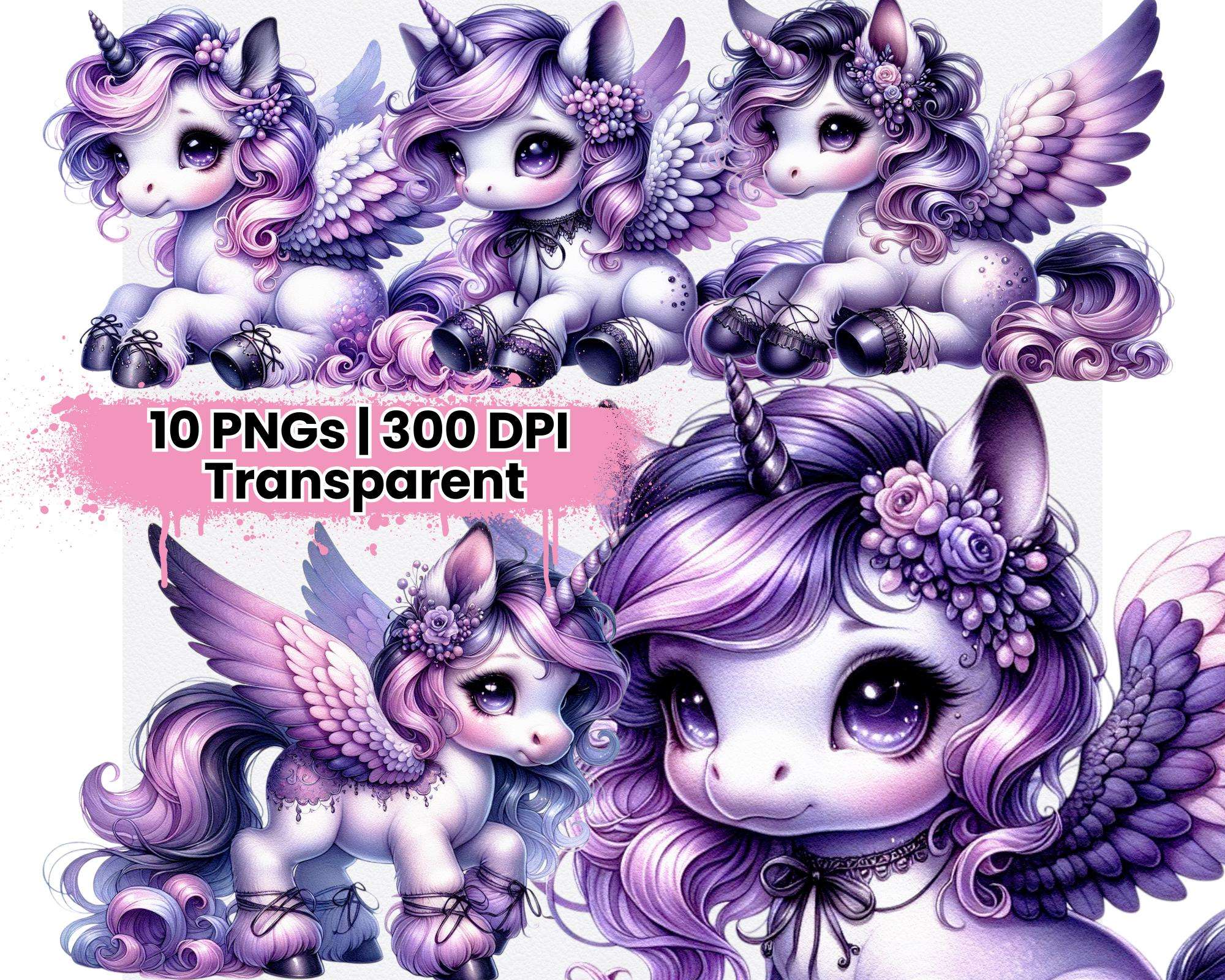 Purple Baby Unicorn