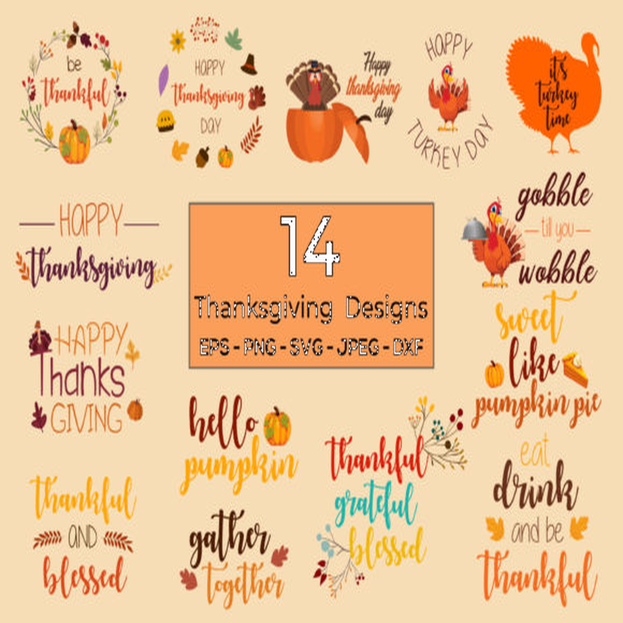 Thanksgiving SVG Bundle