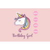 Unicorn Birthday Girl SVG