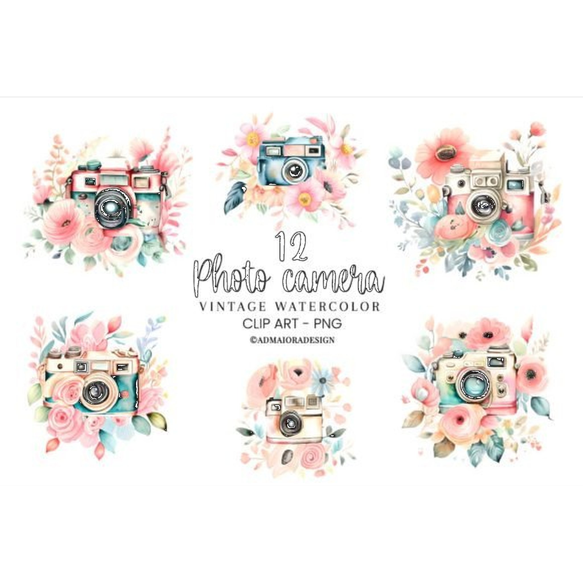 Vintage Camera Clipart