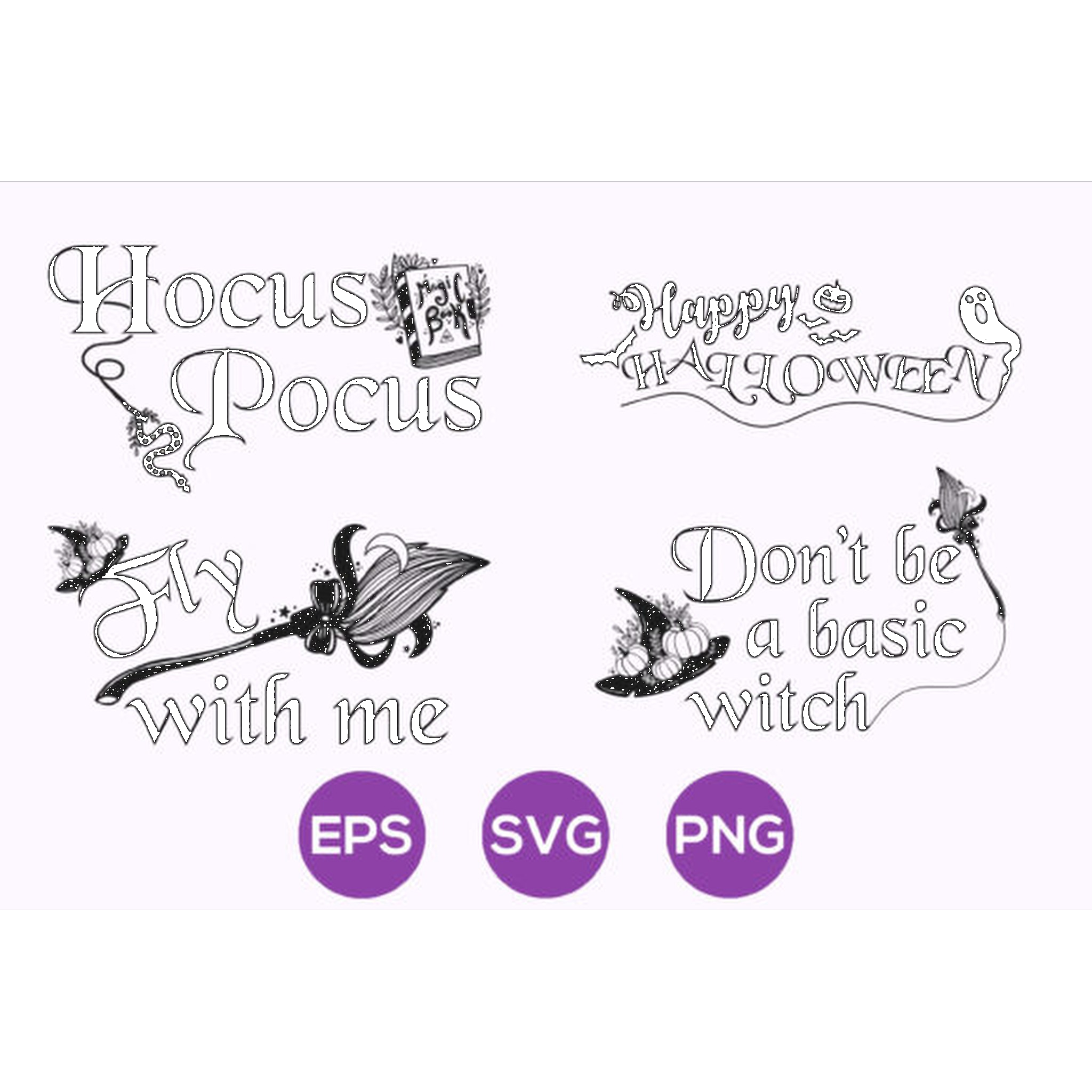 Witch Quotes SVG Bundle