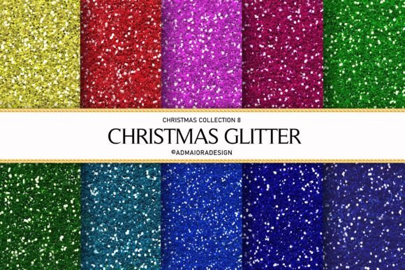 Christmas Glitter Texture Paper 2