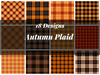 Autumn Plaid Digital Paper
