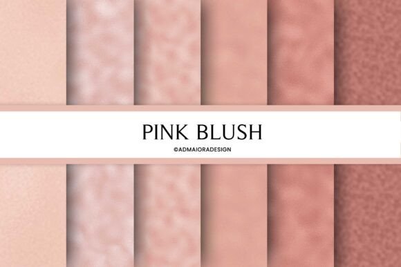 Blush Foil Texture Paper