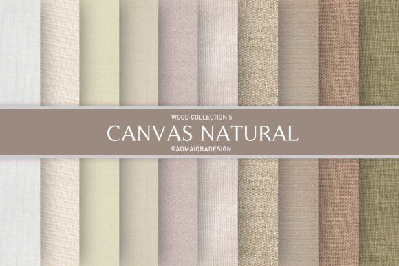 Natural Canvas Texture Paper