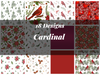 Cardinal Seamless Digital Paper