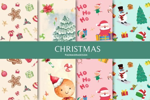 Christmas Seamless Patterns 2