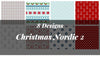 Christmas Nordic Seamless Digital Paper