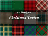 Christmas Tartan Seamless Digital Paper