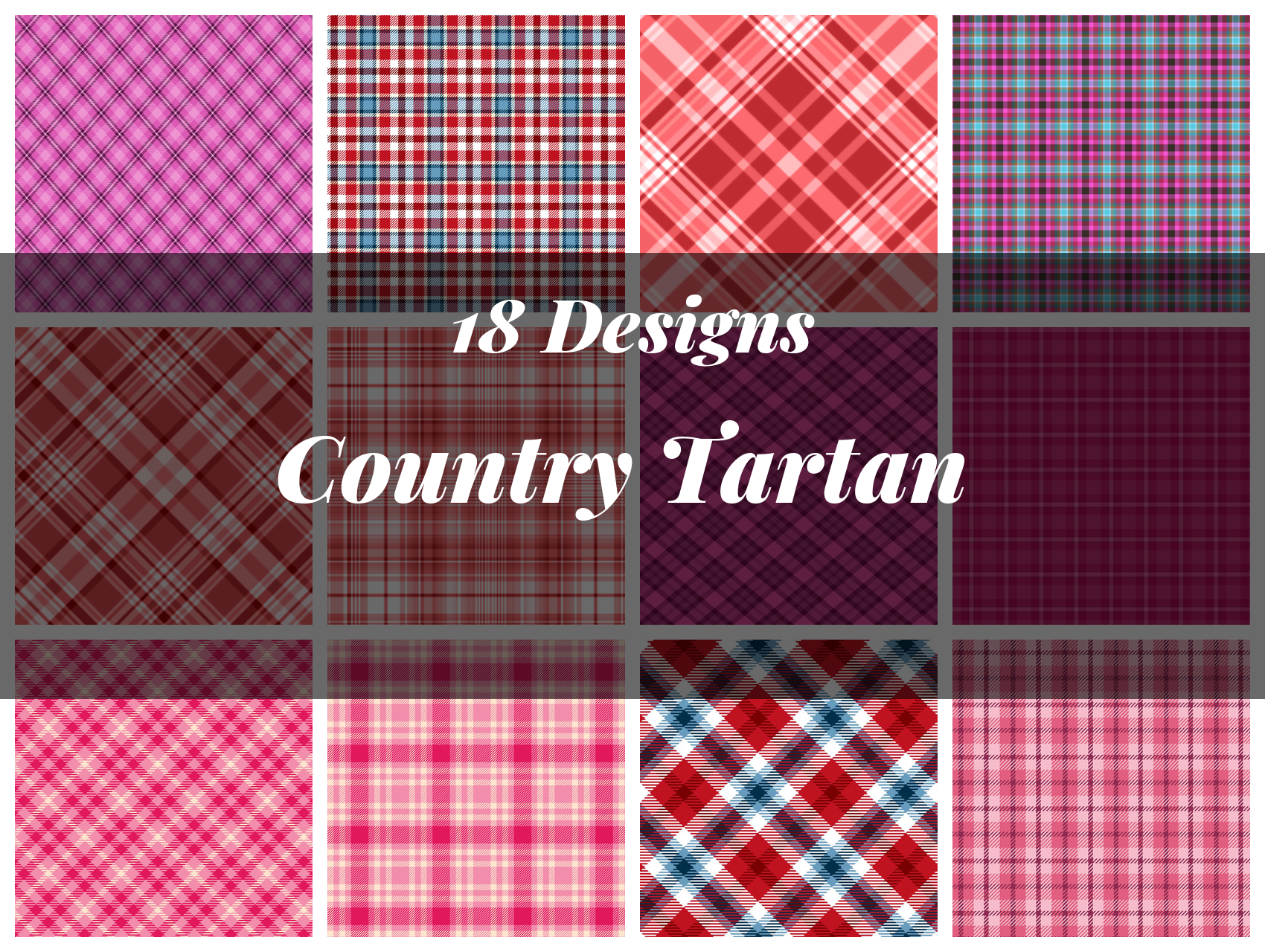 Country Tartan Seamless Digital Paper