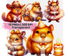 Cute Capybara Amber Glow