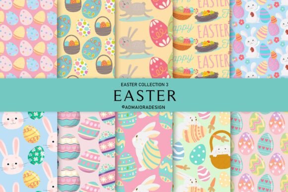 Easter Egg Seamless Digital Paper