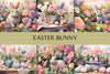 Easter Bunny Watercolor Seamless Pattern