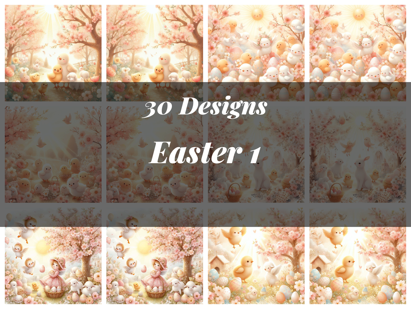 Easter Seamless Digital Paper 1