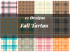 Fall Tartan Seamless Digital Paper