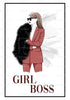 Girl Boss Aesthetic Wall Art