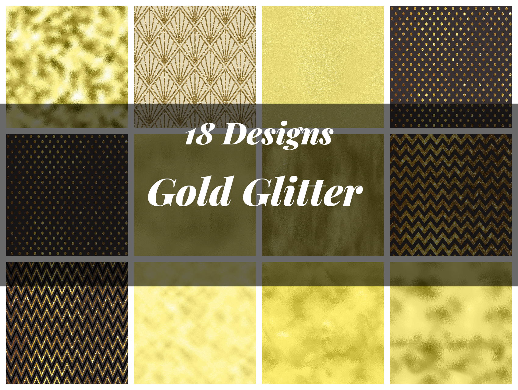 Gold Glitter Texture Paper