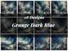 Grunge Dark Blue Texture Paper