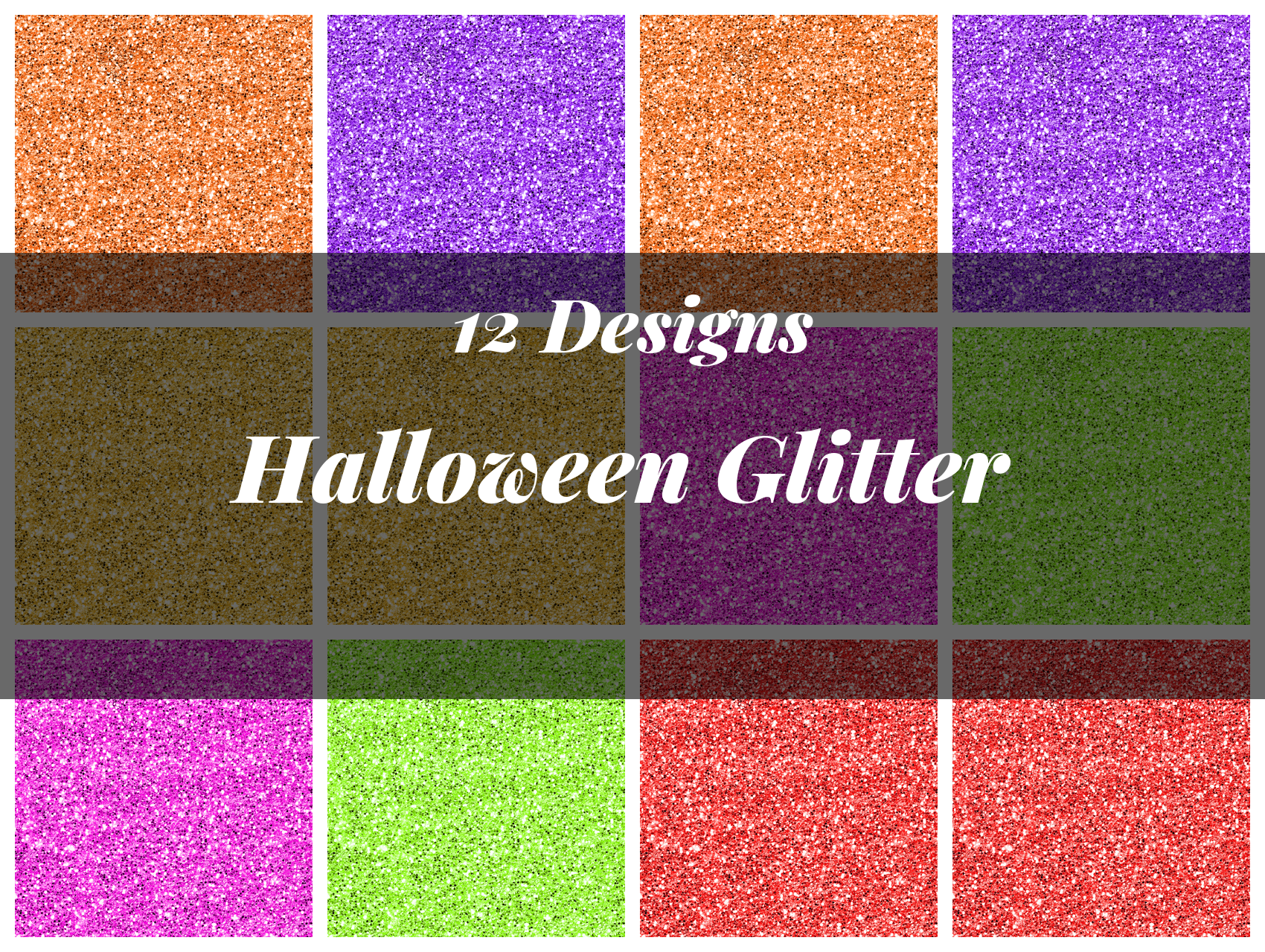 Halloween Glitter Texture Paper