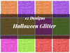 Halloween Glitter Texture Paper