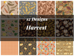 Harvest Seamless Digital Paper - CraftNest - Digital Crafting and Art