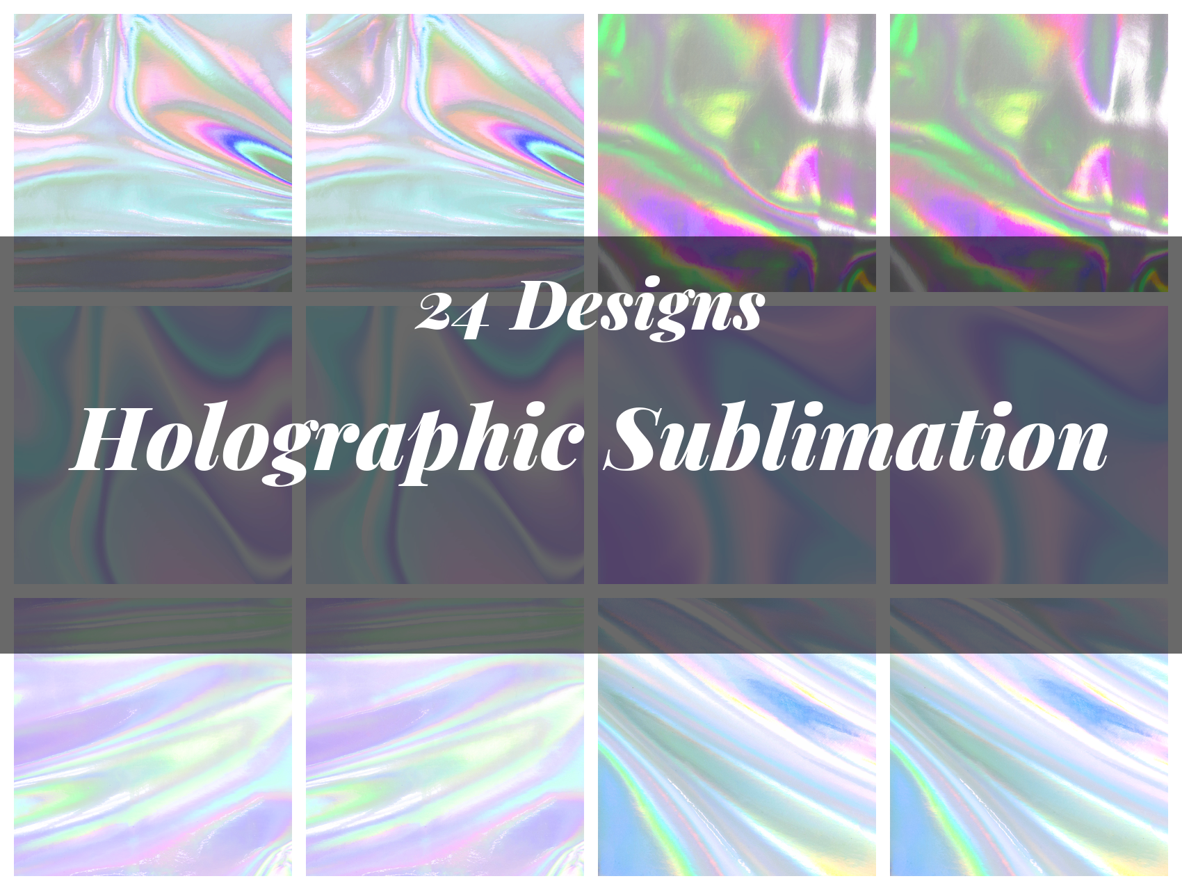 Holographic Sublimation Texture Paper