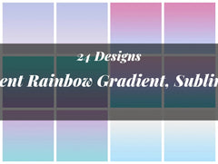 Iridescent Rainbow Sublimation Texture Paper - CraftNest - Digital Crafting and Art