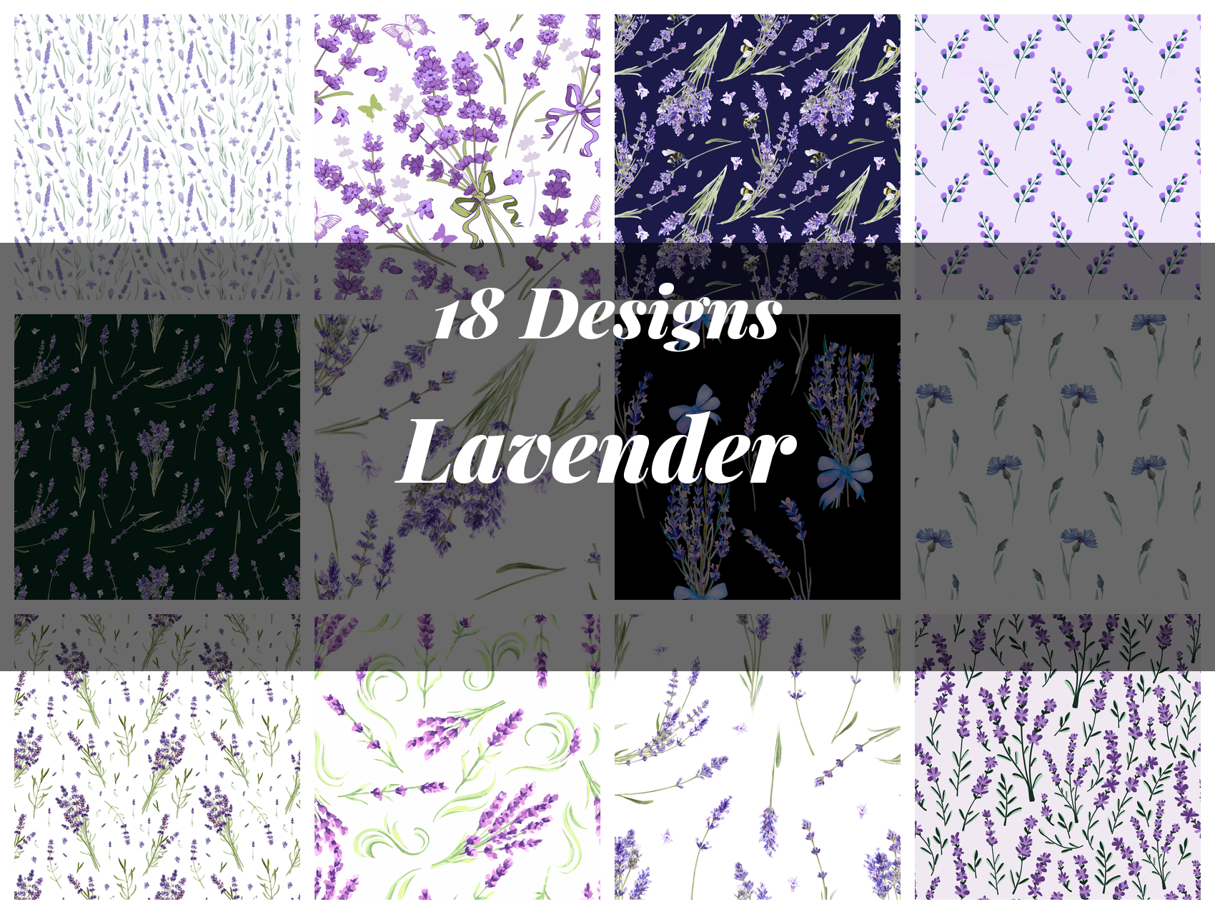 Lavender Seamless Digital Paper