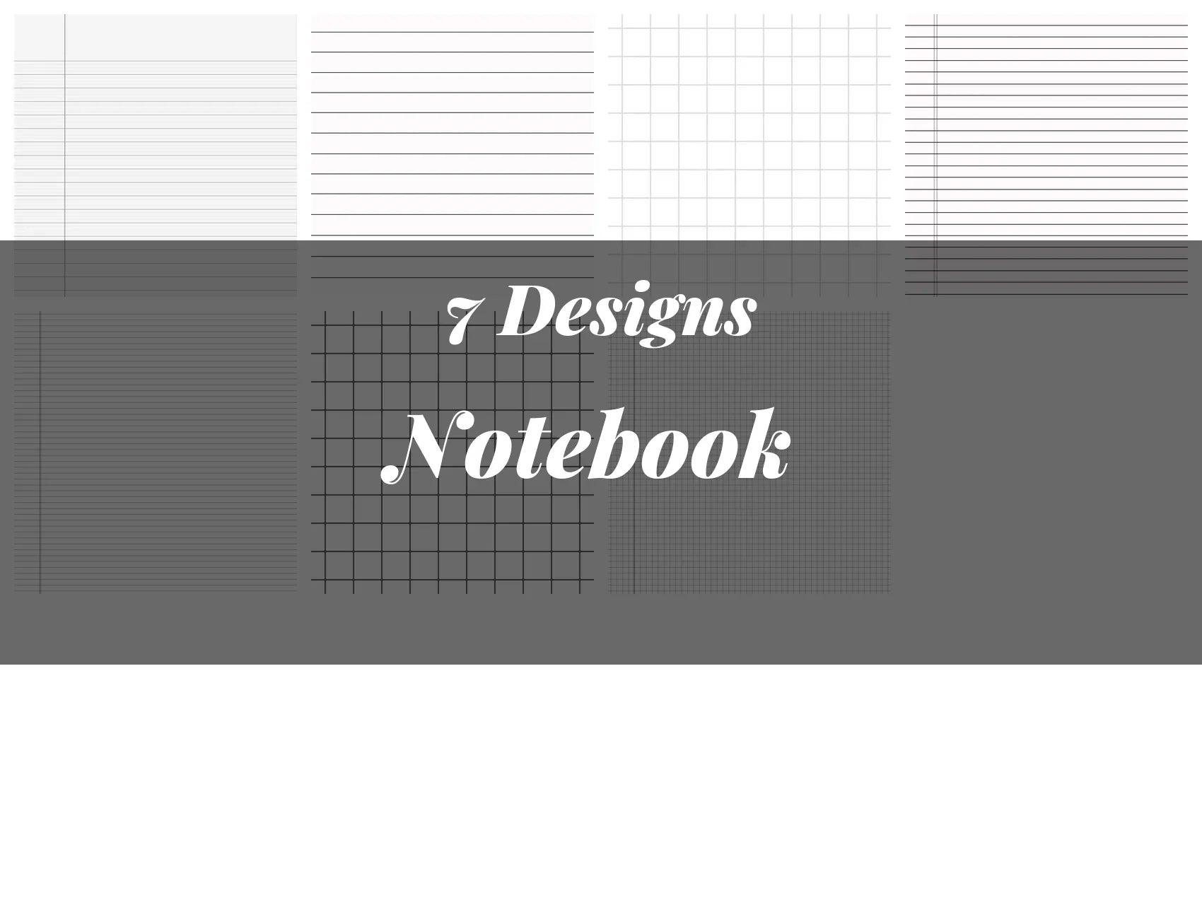 Notebook Seamless Digital Paper - CraftNest - Digital Crafting and Art