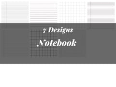 Notebook Seamless Digital Paper - CraftNest - Digital Crafting and Art