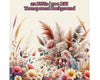 Pink Boho Dried Flowers