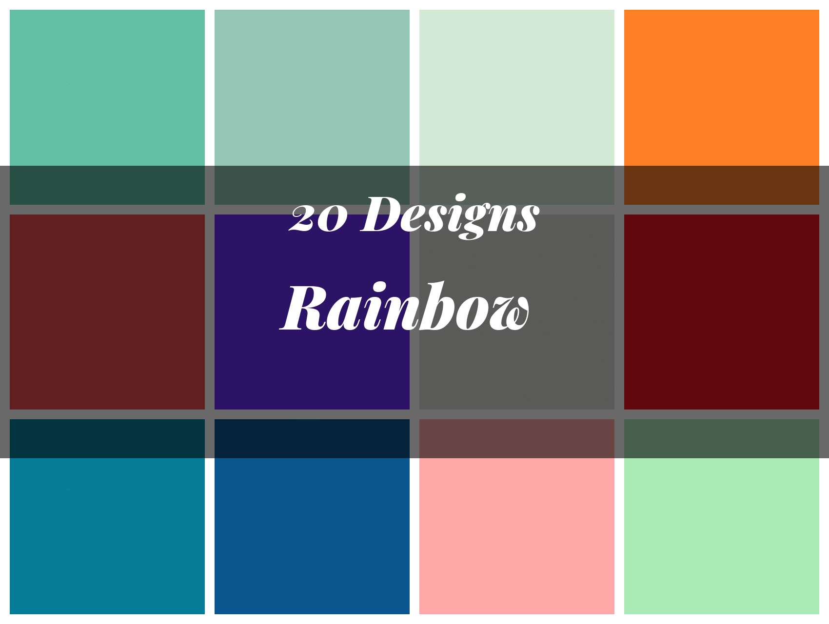 Rainbow Seamless Digital Paper