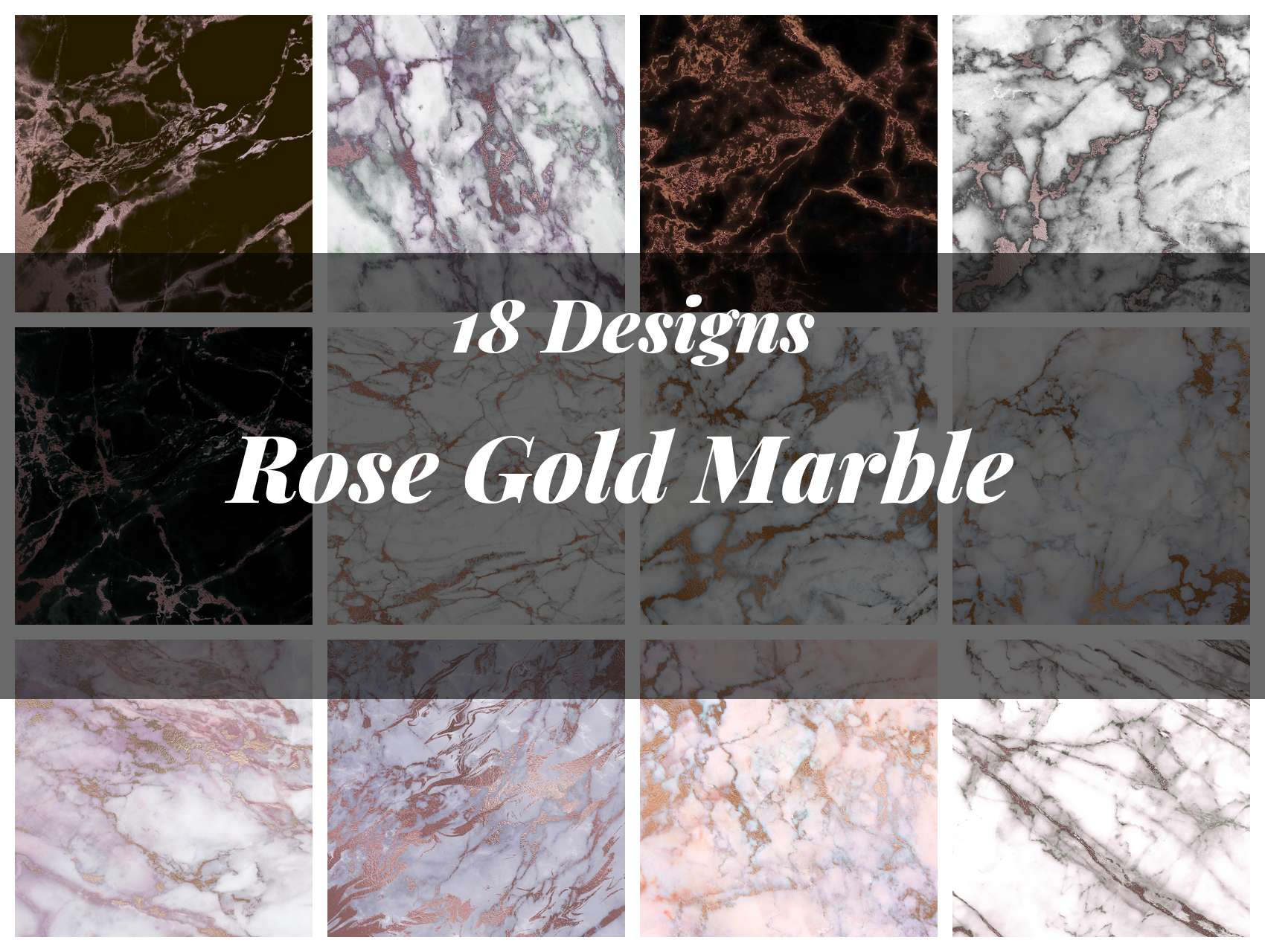 Rose Gold Marble Texture Paper
