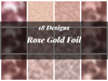 Rose Gold Foil Texture Paper