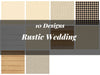 Rustic Wedding Seamless Digital Paper