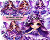 Spring Fairies Purple Flowers