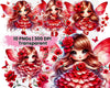 Spring Fairies Red Flowers