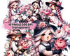 Spring Girl Gnomes Ranunculus
