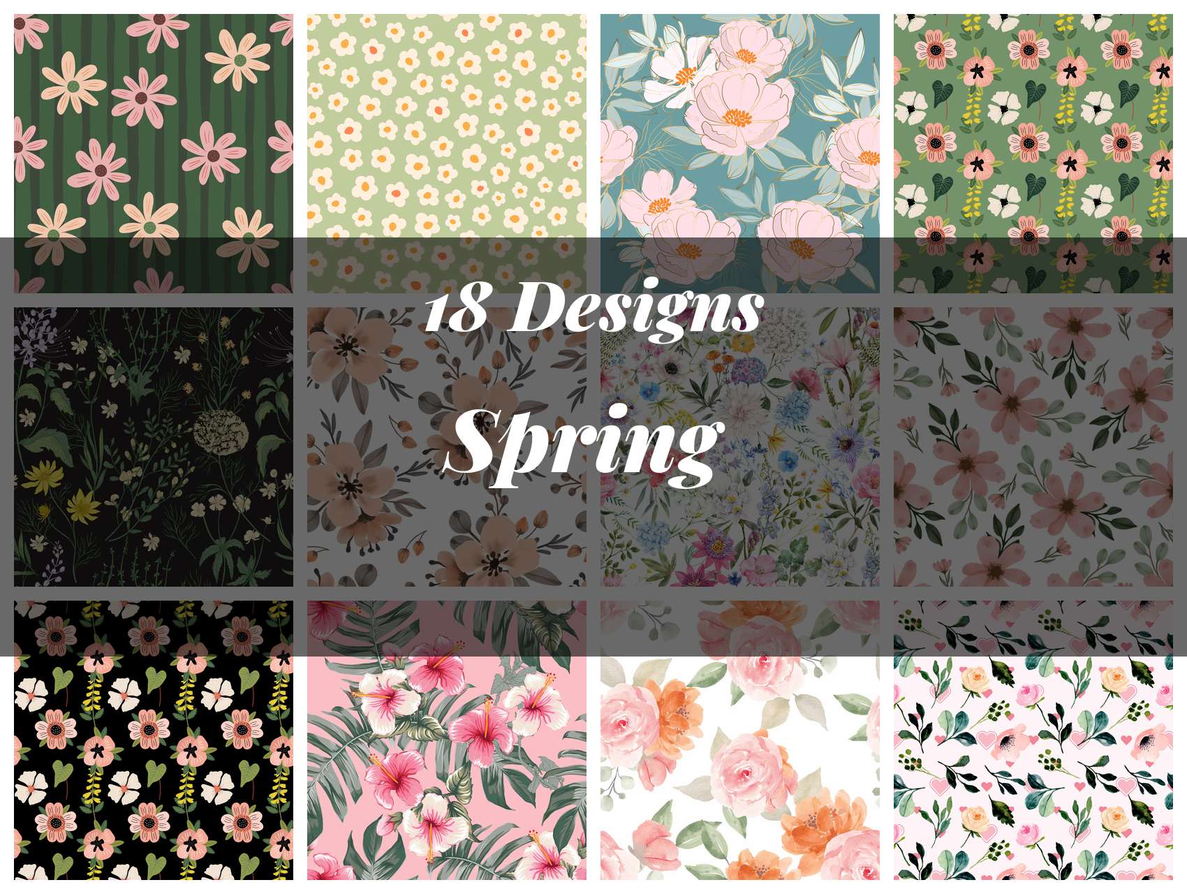 Spring Seamless Digital Paper