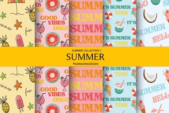 Summer Seamless Digital Paper 1