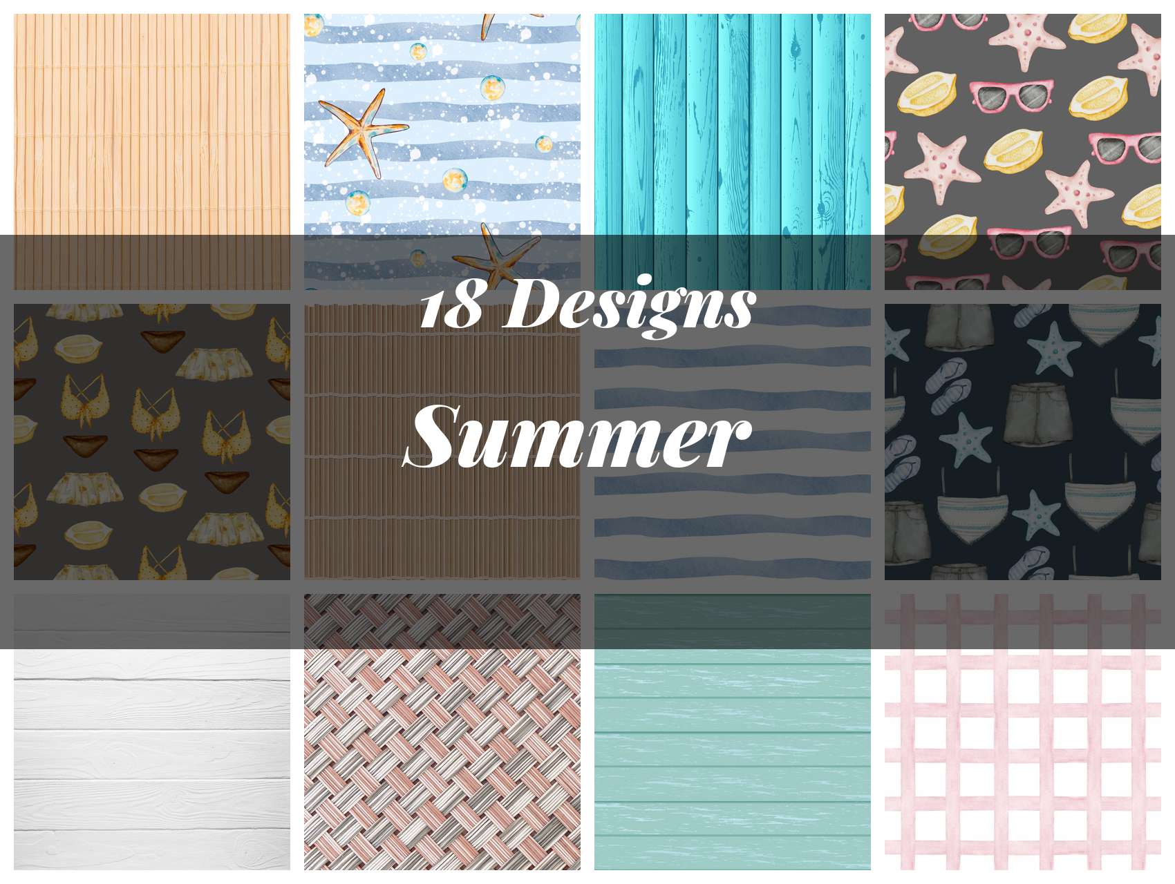 Summer Seamless Digital Paper