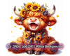 Sunflower Highland Cows Collection