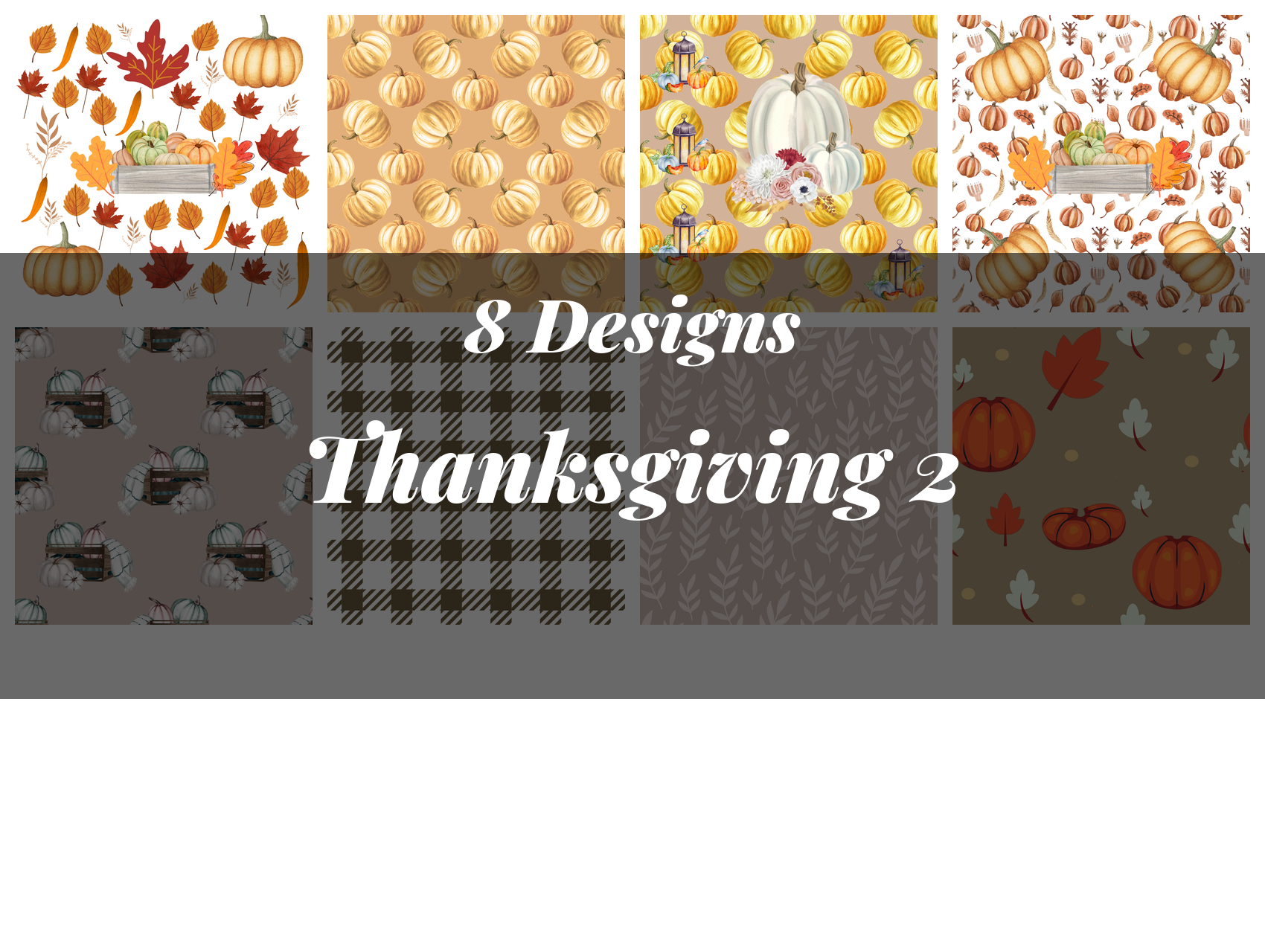 Thanksgiving Seamless Digital Paper 2