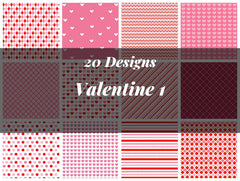 Valentine Seamless Digital Paper 1 - CraftNest - Digital Crafting and Art